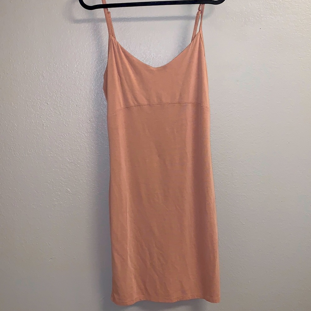 Salmon Body-con Dress
